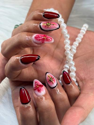 Real Luxtique nail-art look