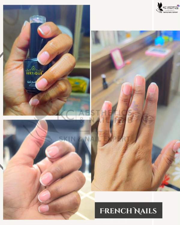 Real Luxtique student nail look — Free Hand Nail Art (Editorial)